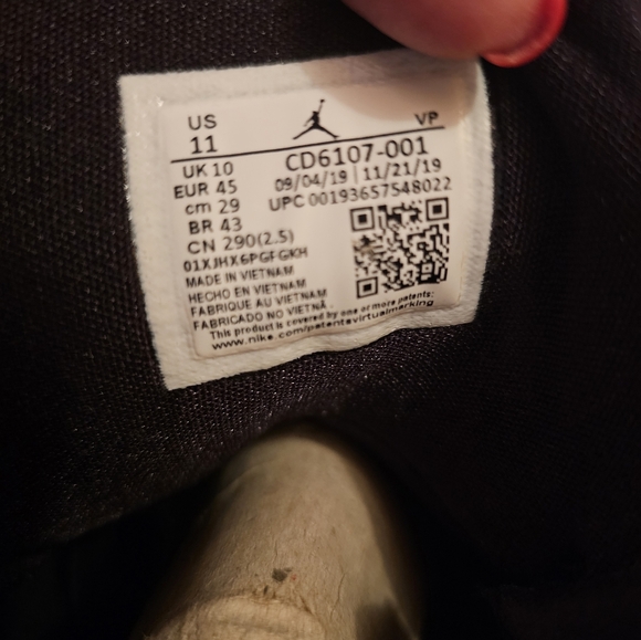 Jordan Black Athletic Shoes Performance Excellence - Picture 7 of 12